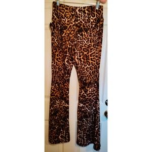 High Rise Leopard Leggings Size Large 11-13 No Boundaries Super Soft